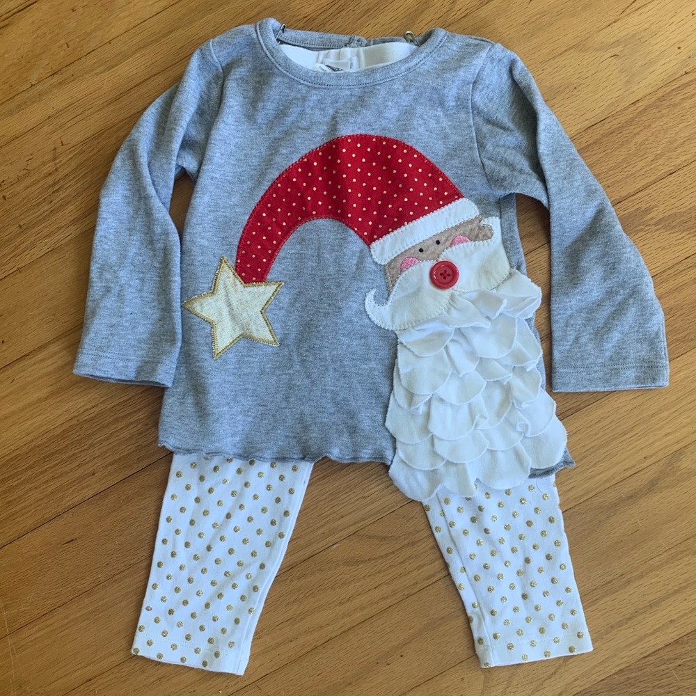 Infant girl Christmas outfit